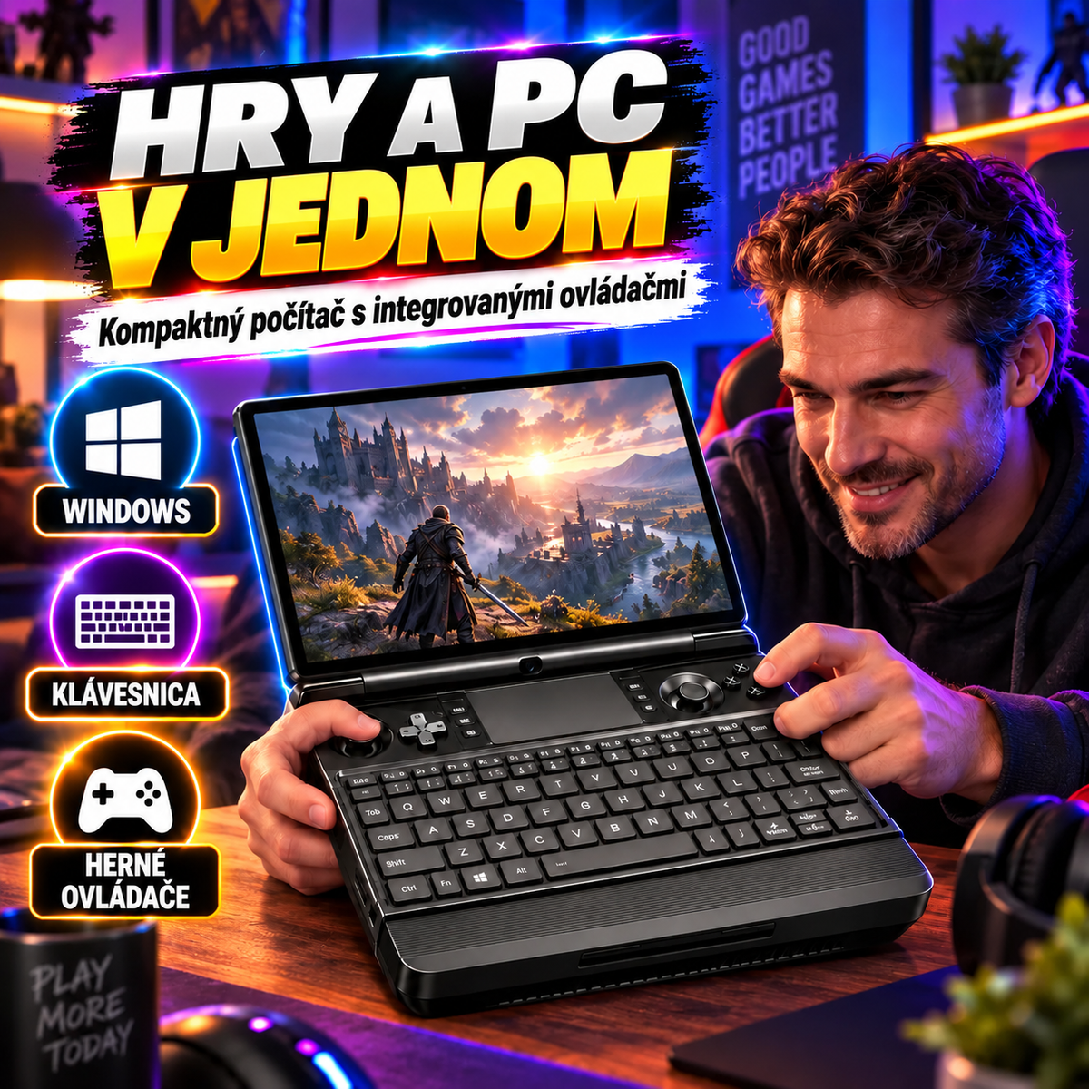 Prenosný herný počítač GameMini™