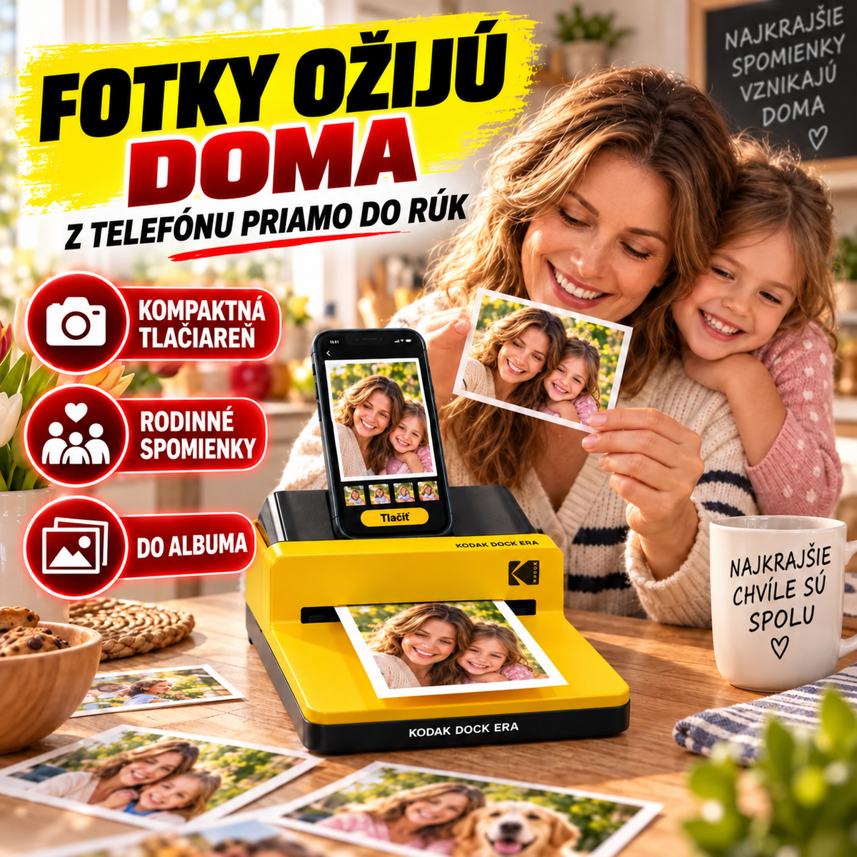 Kompaktná fototlačiareň PhotoJoy™
